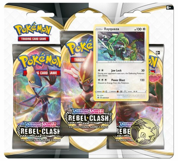 Pokémon SS2 - Rebel Clash -3 Booster Blister Rayquaza