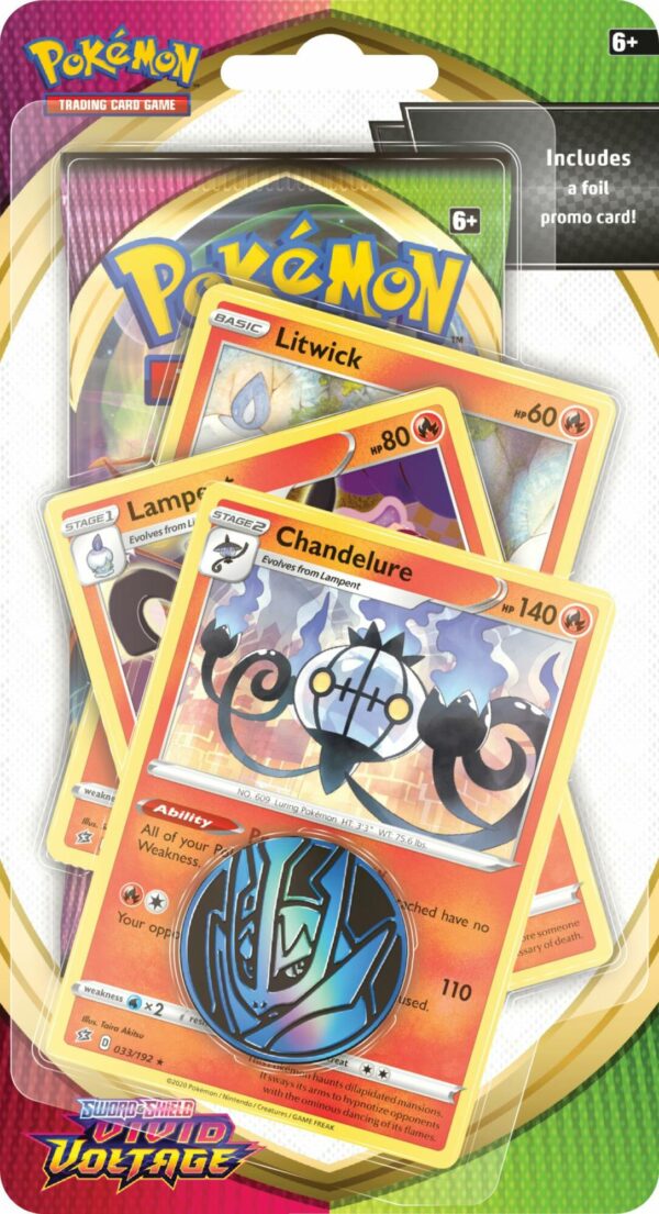Pokémon SS4 - Vivid Voltage - Premium Checklane Chandelure