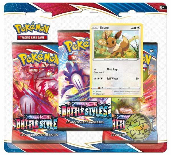 Pokémon SS5 - Battle Styles -3 Booster Blister Eevee