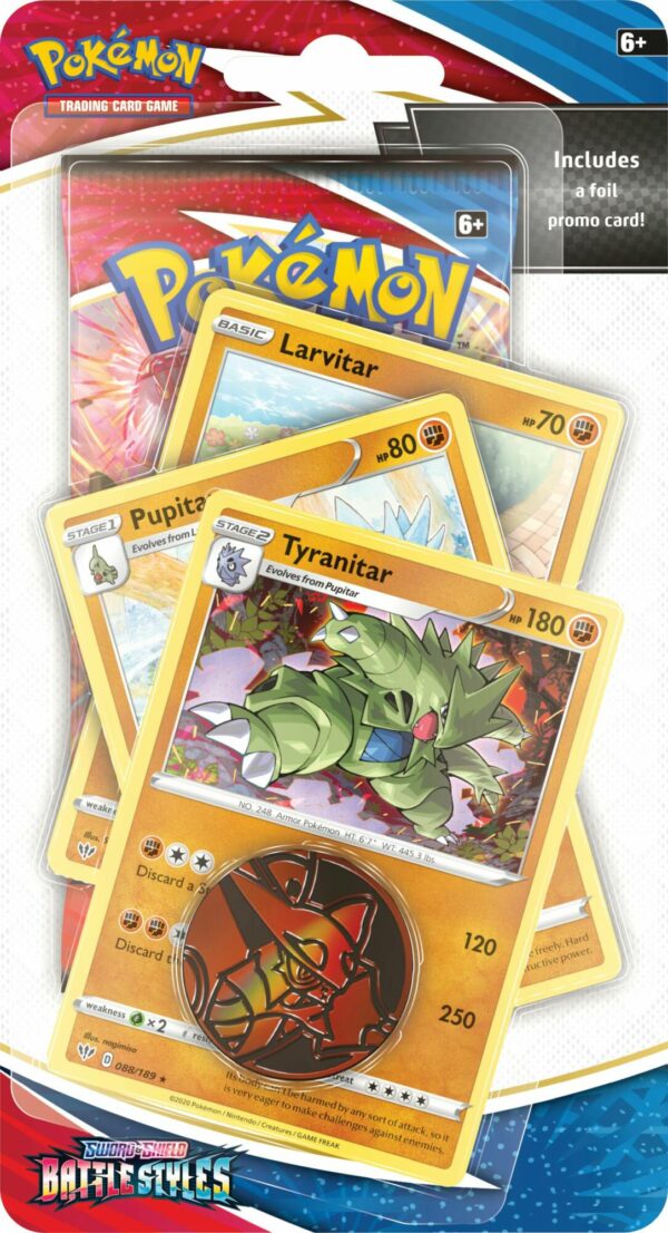 Pokémon SS5 - Battle Styles - Premium Checklane Tyranitar