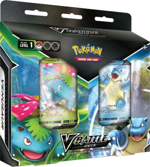 Pokémon - V Battle Deck Bundle - Venusaur vs. Blastoise