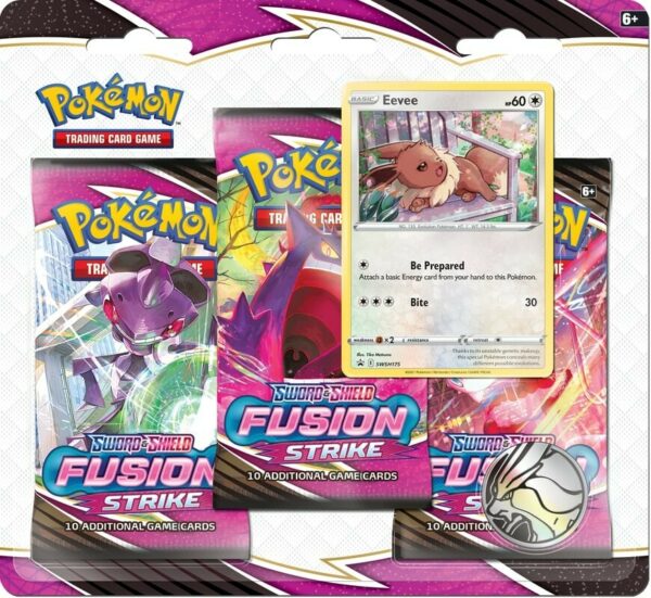 Pokémon SS8 - Fusion Strike - 3 Booster Blister Eevee