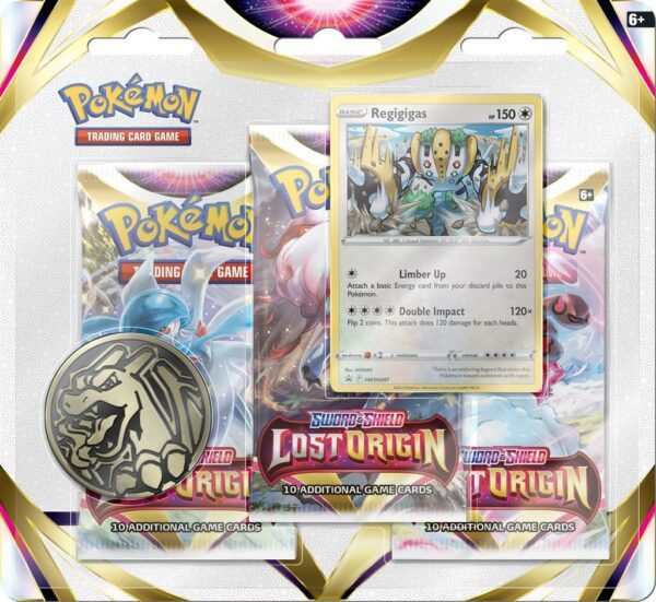 Pokémon SS11 - Lost Origin -3 Booster Blister Regigigas
