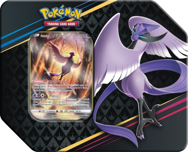 Pokémon SS12.5 - Crown Zenith - 7" Special Art Tin Galarian Articuno
