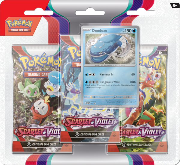 Pokémon SV1 - Scarlet & Violet - 3 Booster Blister Dondozo
