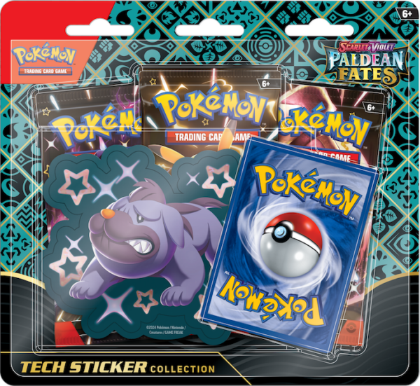 Pokémon SV4.5 - Paldean Fates - Tech Sticker Blister Maschiff