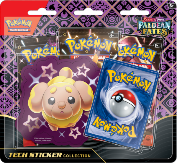 Pokémon SV4.5 - Paldean Fates - Tech Sticker Blister Fidough