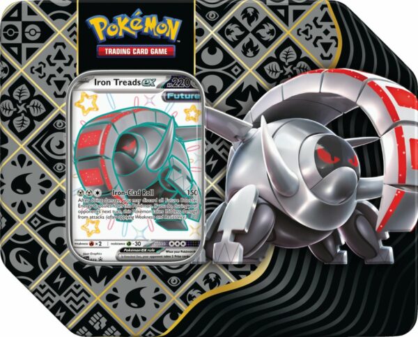 Pokémon SV4.5 - Paldean Fates - ex Tin Iron Treads ex 5-pack
