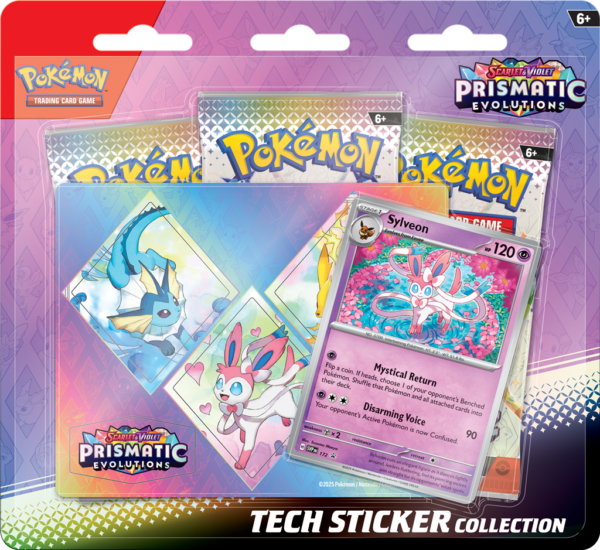 Pokémon - SV8.5 Prismatic Evolutions - Tech Sticker Collection Sylveon