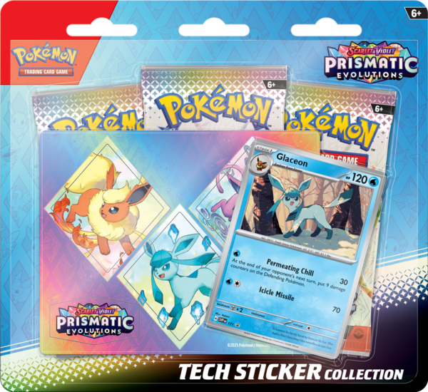 Pokémon - SV8.5 Prismatic Evolutions - Tech Sticker Collection Glaceon