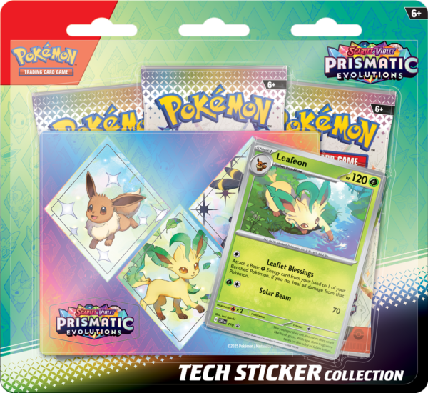 Pokémon - SV8.5 Prismatic Evolutions - Tech Sticker Collection Leafeon