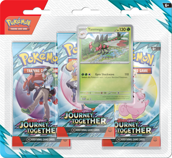 Pokémon - SV9 Journey Together - 3 Booster Blister Yanmega