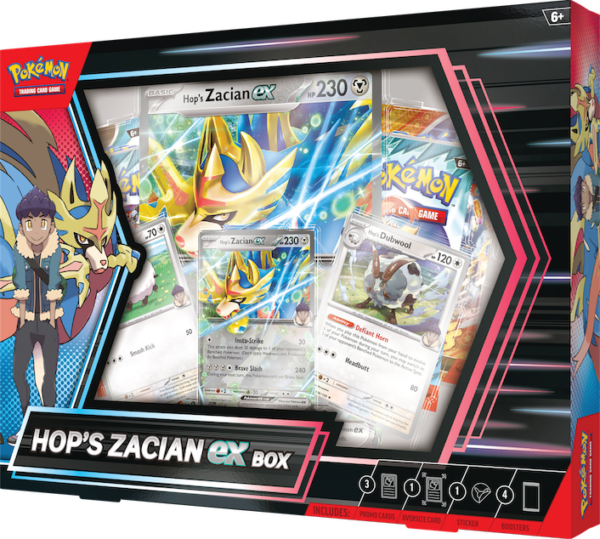 Pokémon - Hop's Zacian ex Box